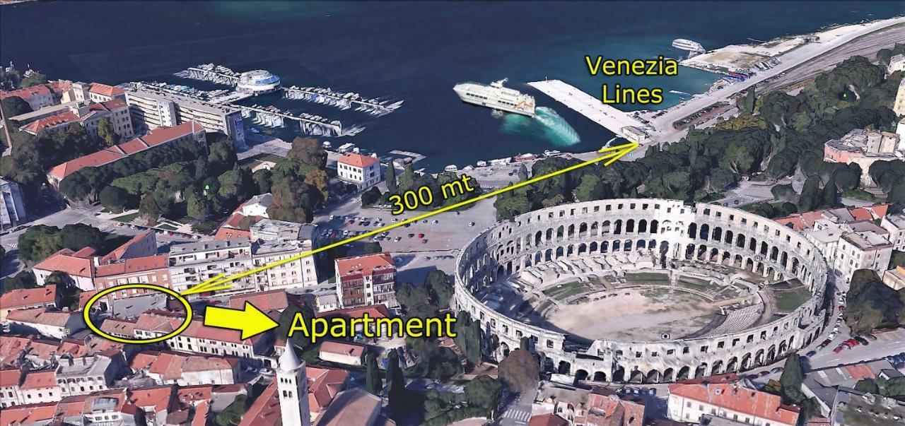Arena Design Apartments With Free Private Parking And With A Terrace Pula Zewnętrze zdjęcie